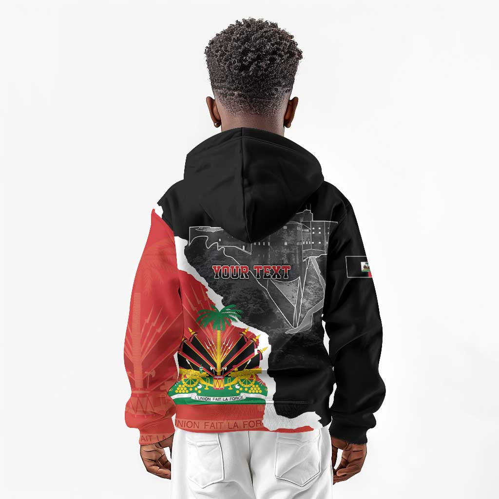 Personalized Haiti First Black Republic 1804 Kid Hoodie Ayiti Citadel Laferriere