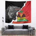 Personalized Haiti First Black Republic 1804 Tapestry Ayiti Citadel Laferriere