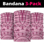 Afro Breast Cancer Awareness Dashiki Neck Gaiter Glamorous Pink LT7