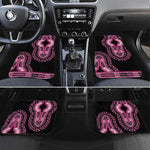Breast Cancer Awareness Pink Ribbon Afro Car Mats Dashiki Style - African Pride