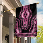 Breast Cancer Awareness Pink Ribbon Afro Garden Flag Dashiki Style - African Pride