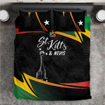 St Kitts and Nevis Cricket Afro Bedding Set Go Patriots Go Champions - African Pride