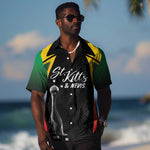 St Kitts and Nevis Cricket Custom Afro Hawaiian Shirt Go Patriots Go Champions - African Pride