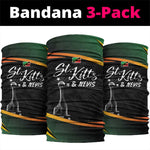 St Kitts and Nevis Cricket Afro Neck Gaiter Go Patriots Go Champions - African Pride