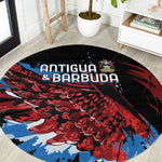 Afro-Antigua and Barbuda Cricket Round Carpet Falcons Wings - Take Off - African Pride