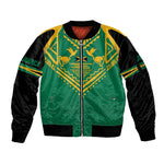 JLP Choose Jamaica Sleeve Zip Bomber Jacket - African Pride