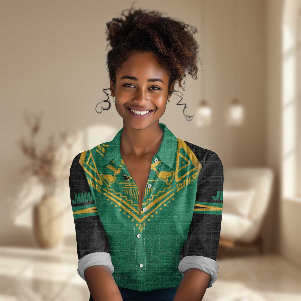 JLP Choose Jamaica Women Casual Shirt - African Pride