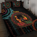 Africa Happy Kwanzaa Quilt Bed Set Nguzo Saba