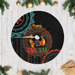 Happy Kwanzaa African Tree Skirt Mandala Mix Nguzo Saba