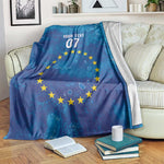 Cape Verde Tubaroes Azuis Custom Blanket Break The Waves - African Pride