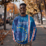 Cape Verde Tubaroes Azuis Custom Sweatshirt Break The Waves - African Pride