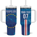 Cape Verde Tubaroes Azuis Tumbler With Handle Break The Waves - African Pride