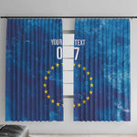 Cape Verde Tubaroes Azuis Custom Window Curtain Break The Waves - African Pride
