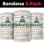 South Africa Cricket Champion Neck Gaiter Gold Proteas - All White LT7