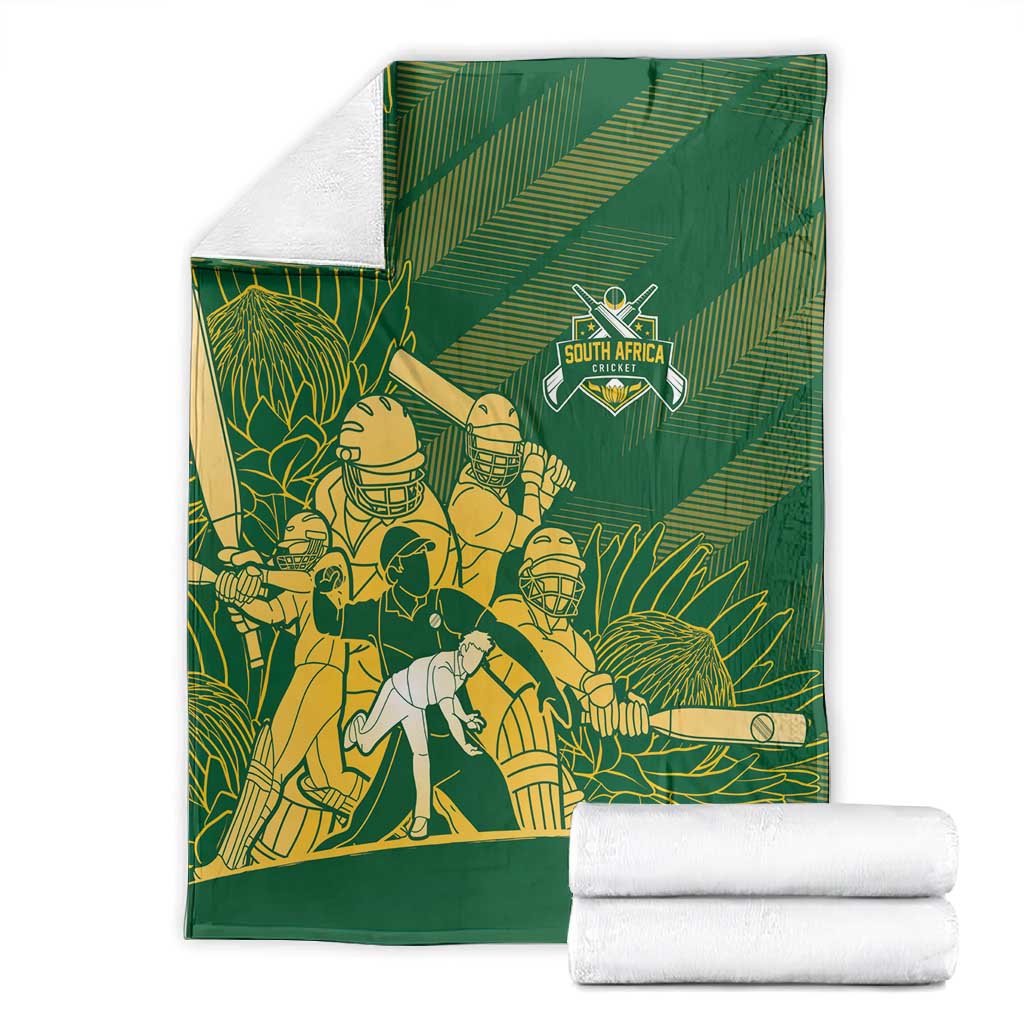 South Africa Cricket Champion Blanket Proteas Rock The World - African Pride