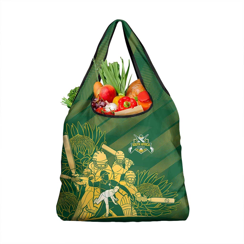 South Africa Cricket Champion Grocery Bag Proteas Rock The World - African Pride