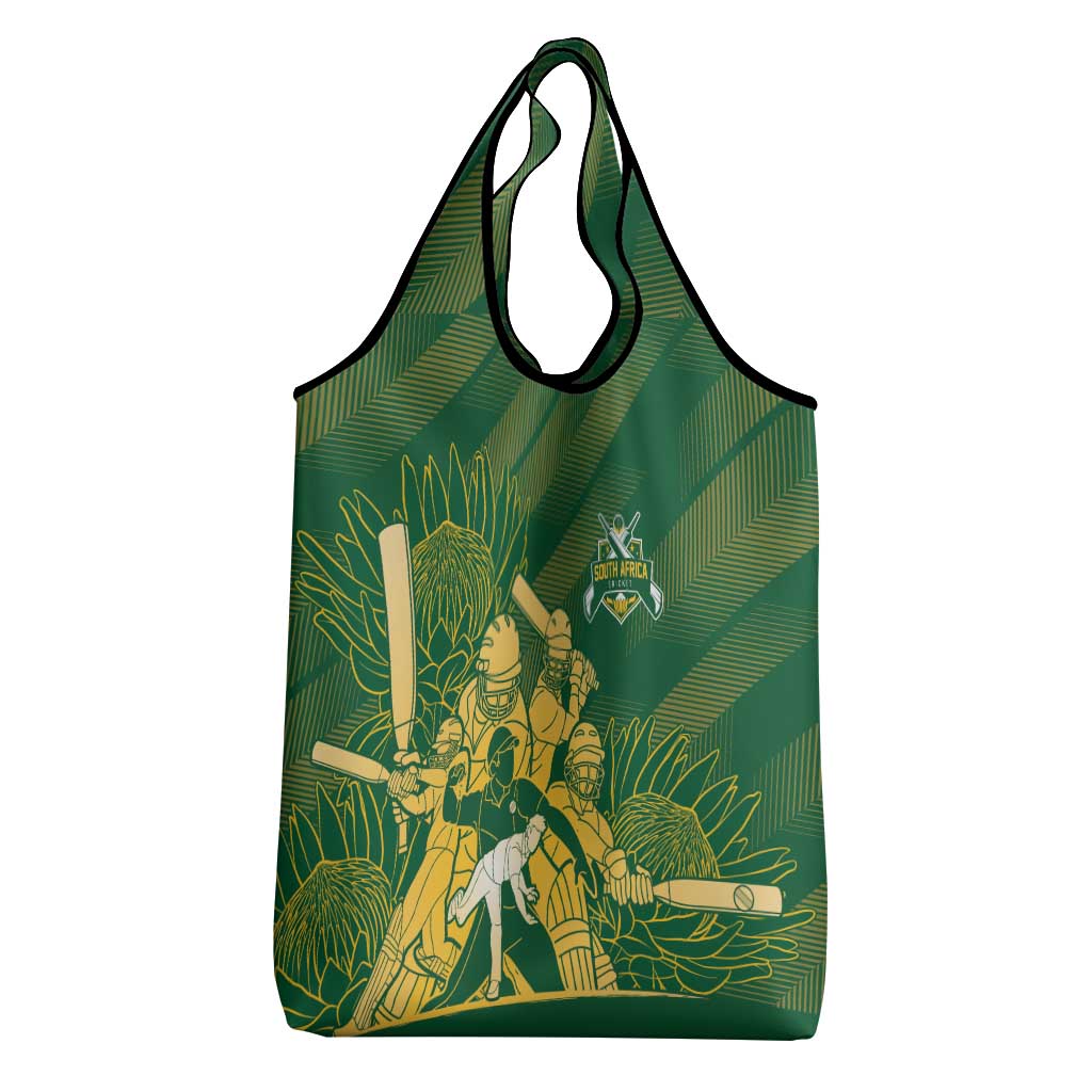 South Africa Cricket Champion Grocery Bag Proteas Rock The World - African Pride
