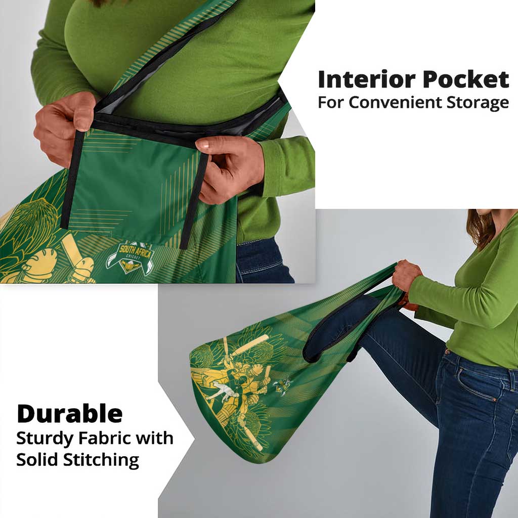South Africa Cricket Champion Grocery Bag Proteas Rock The World - African Pride