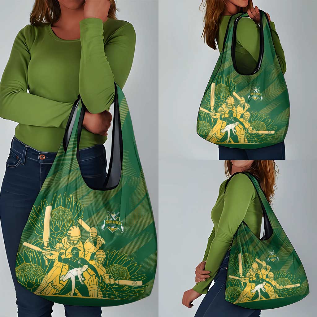 South Africa Cricket Champion Grocery Bag Proteas Rock The World - African Pride