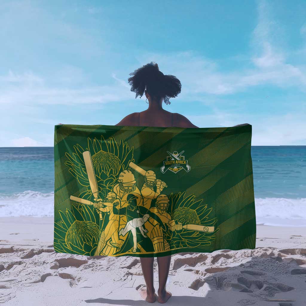 South Africa Cricket Champion Sarong Proteas Rock The World - African Pride