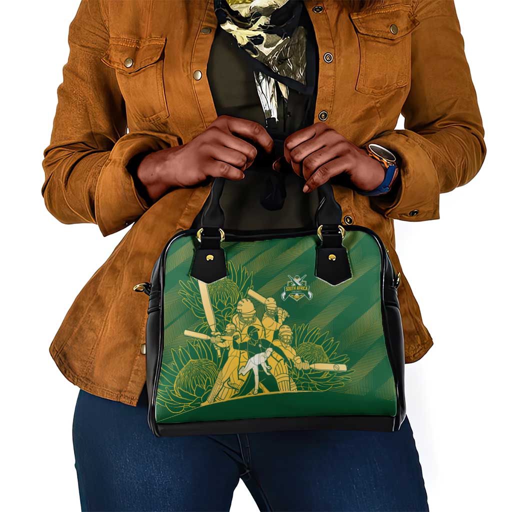 South Africa Cricket Champion Shoulder Handbag Proteas Rock The World - African Pride