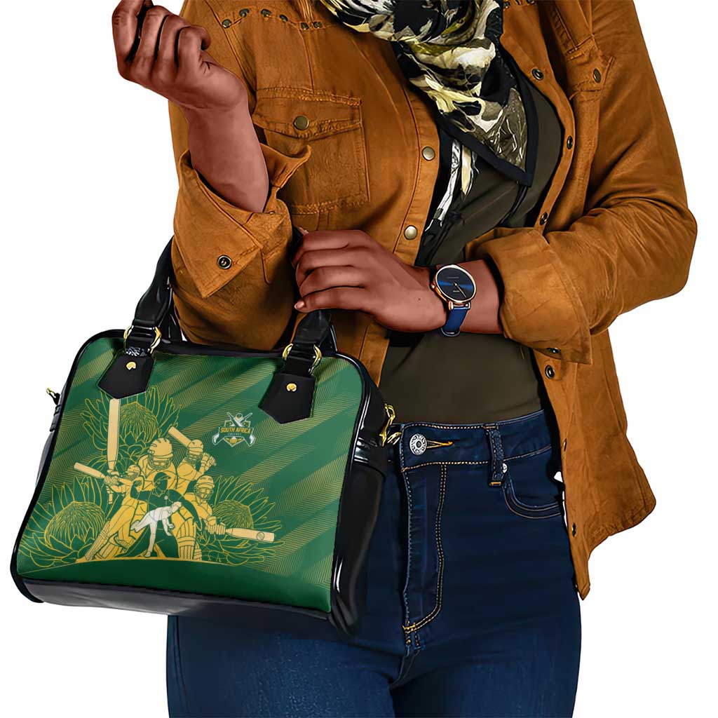 South Africa Cricket Champion Shoulder Handbag Proteas Rock The World - African Pride