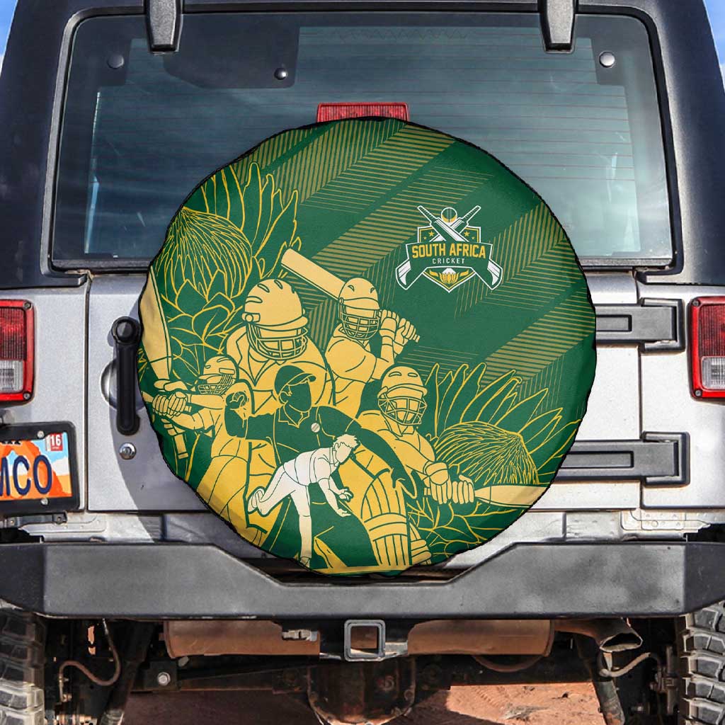 South Africa Cricket Champion Spare Tire Cover Proteas Rock The World - African Pride