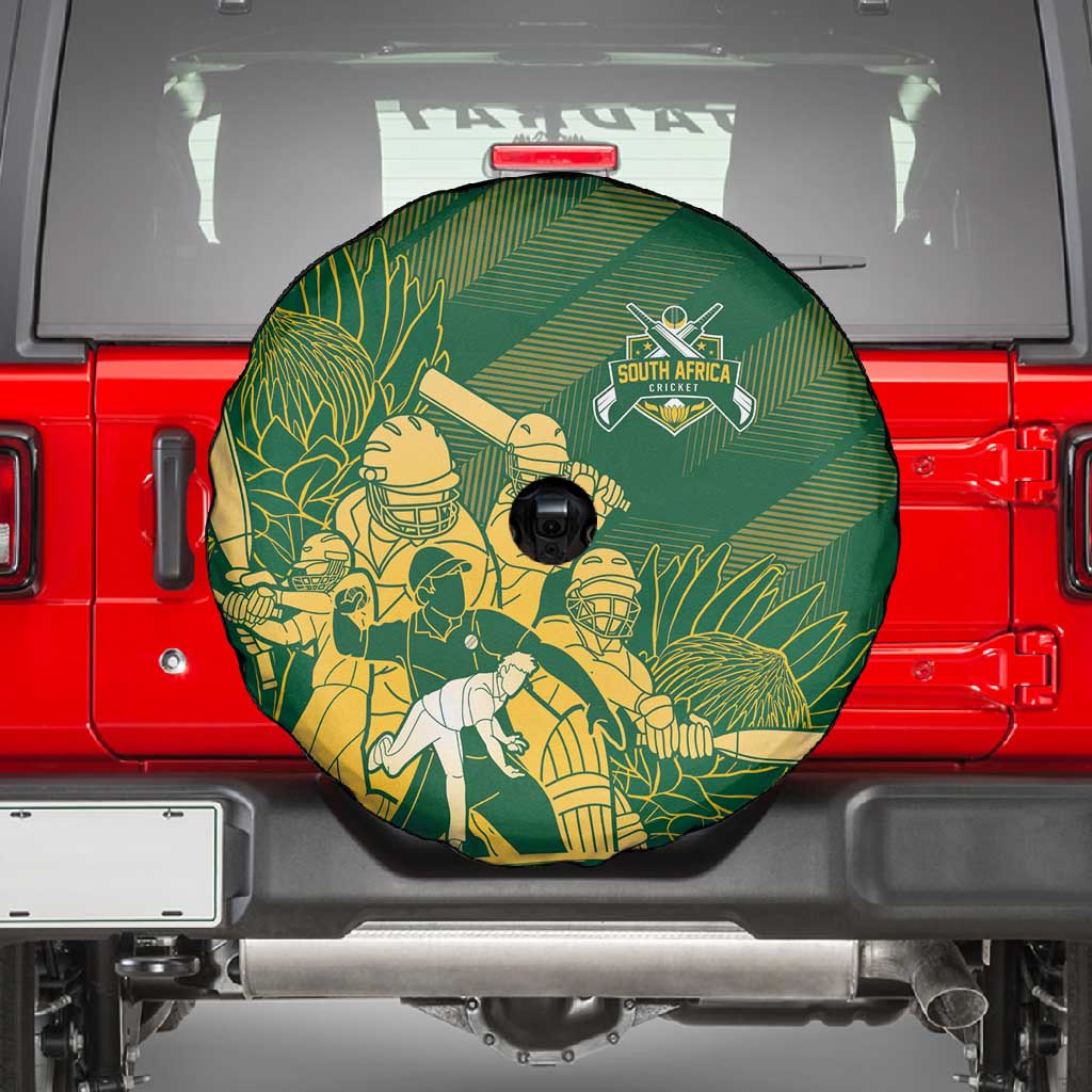 South Africa Cricket Champion Spare Tire Cover Proteas Rock The World - African Pride