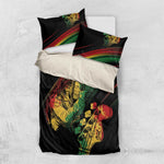 Personalised Afro Vibes Bedding Set Reggae King - Live The Way You Love