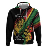 Personalised Afro Vibes Hoodie Reggae King - Live The Way You Love
