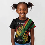 Personalised Afro Vibes Kid T shirt Reggae King - Live The Way You Love
