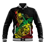 Personalised Jawaiian Reggae Baseball Jacket Afro-Polynesian Style