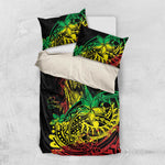 Personalised Jawaiian Reggae Bedding Set Afro-Polynesian Style