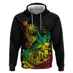 Personalised Jawaiian Reggae Hoodie Afro-Polynesian Style