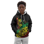 Personalised Jawaiian Reggae Kid Hoodie Afro-Polynesian Style