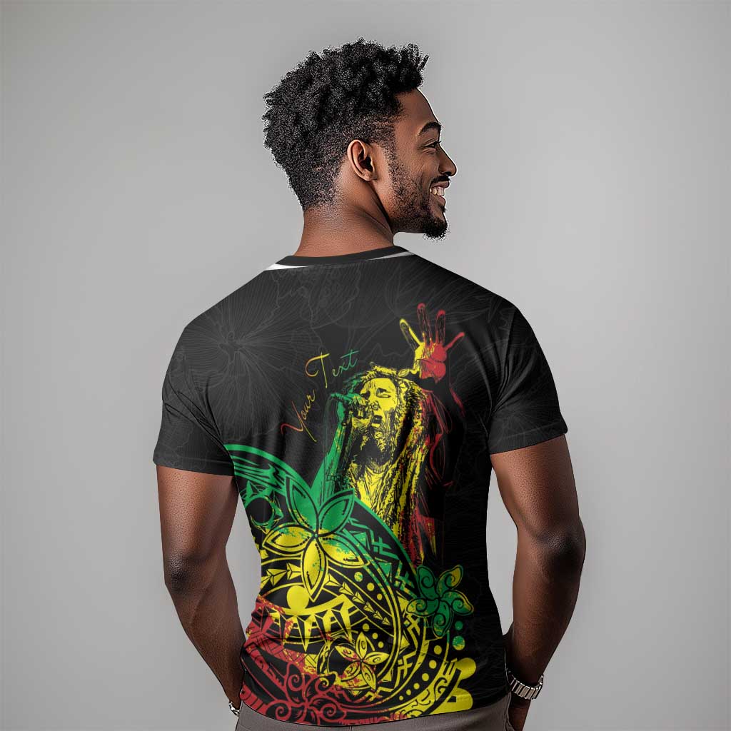 Personalised Jawaiian Reggae T shirt Afro-Polynesian Style