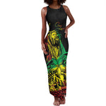 Personalised Jawaiian Reggae Tank Maxi Dress Afro-Polynesian Style