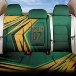 Afro-Jamaican Tropical Palm Personalized Back Car Seat Cover - African Pride