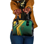 Afro-Jamaican Tropical Palm Personalized Shoulder Handbag - African Pride