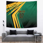 Afro-Jamaican Tropical Palm Personalized Tapestry - African Pride