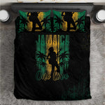 Afro-Jamaican One Love Grunge Bedding Set Jamrock - African Pride
