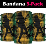 Afro-Jamaican One Love Grunge Neck Gaiter Jamrock - African Pride