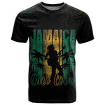 Afro-Jamaican One Love Grunge T shirt Jamrock - African Pride