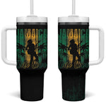 Afro-Jamaican One Love Grunge Tumbler With Handle Jamrock - African Pride