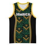 Afro-Jamaica Custom Basketball Jersey Reggae Boyz Ethnic Motifs - African Pride