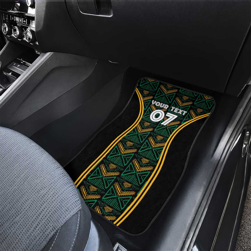 Afro-Jamaica Custom Car Mats Reggae Boyz Ethnic Motifs