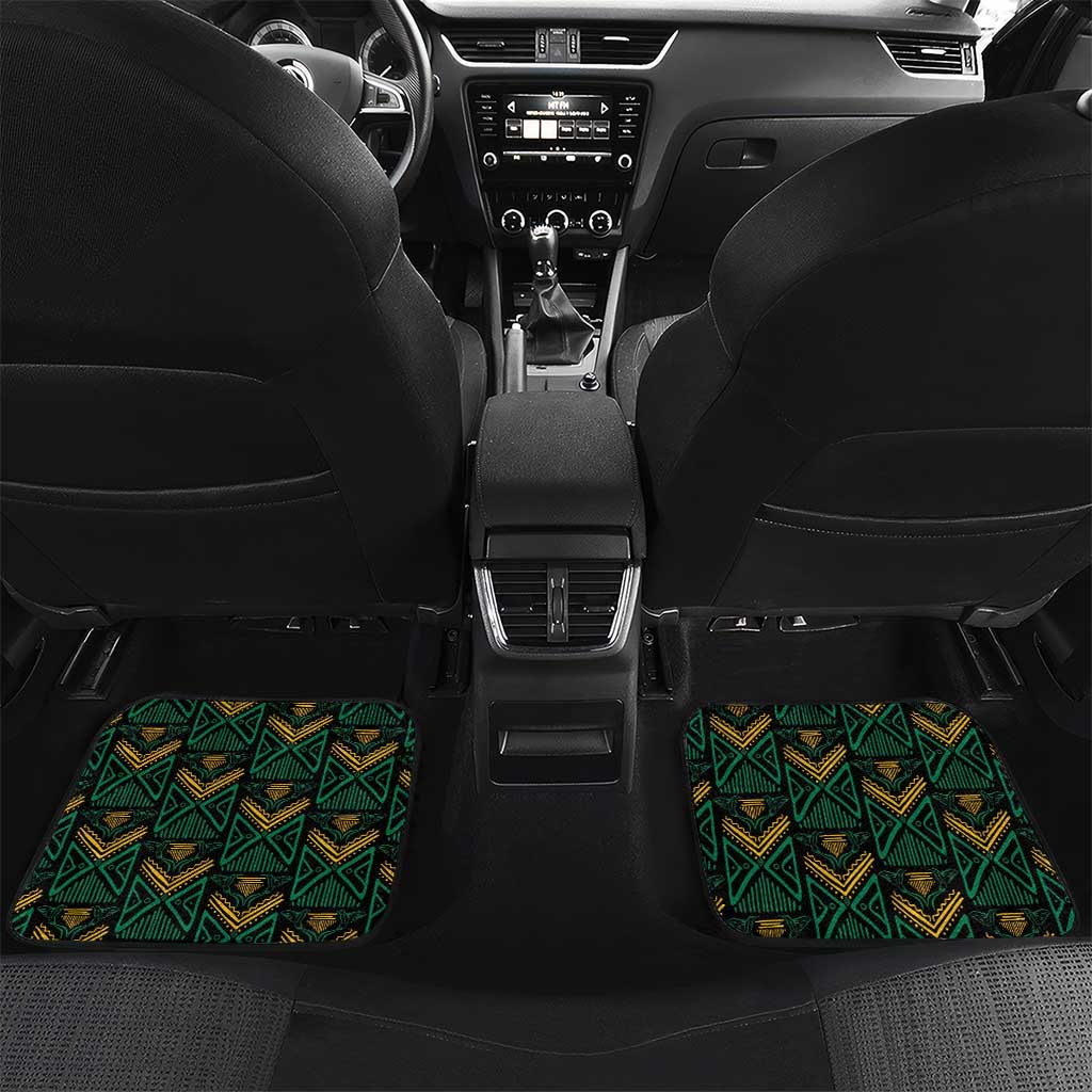 Afro-Jamaica Custom Car Mats Reggae Boyz Ethnic Motifs