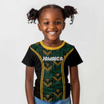 Afro-Jamaica Custom Kid T shirt Reggae Boyz Ethnic Motifs