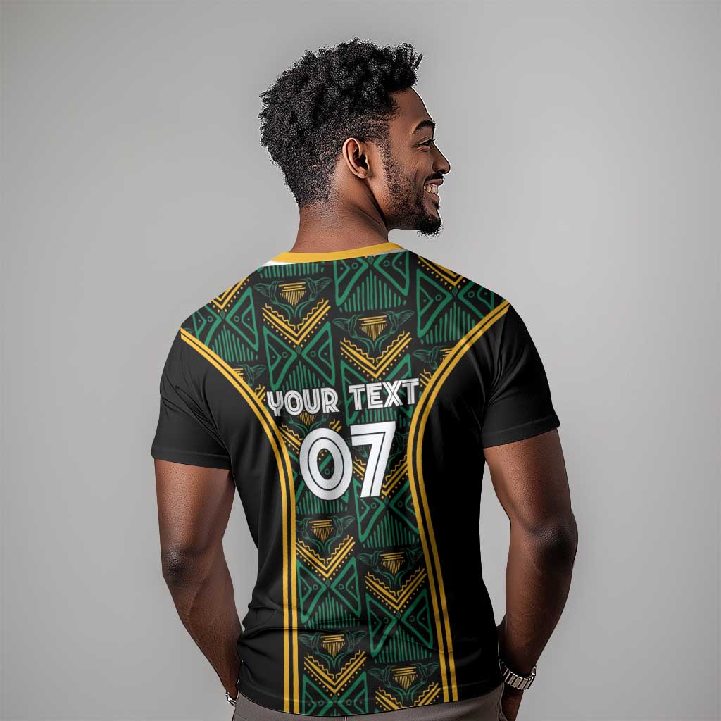 Afro-Jamaica Custom T shirt Reggae Boyz Ethnic Motifs
