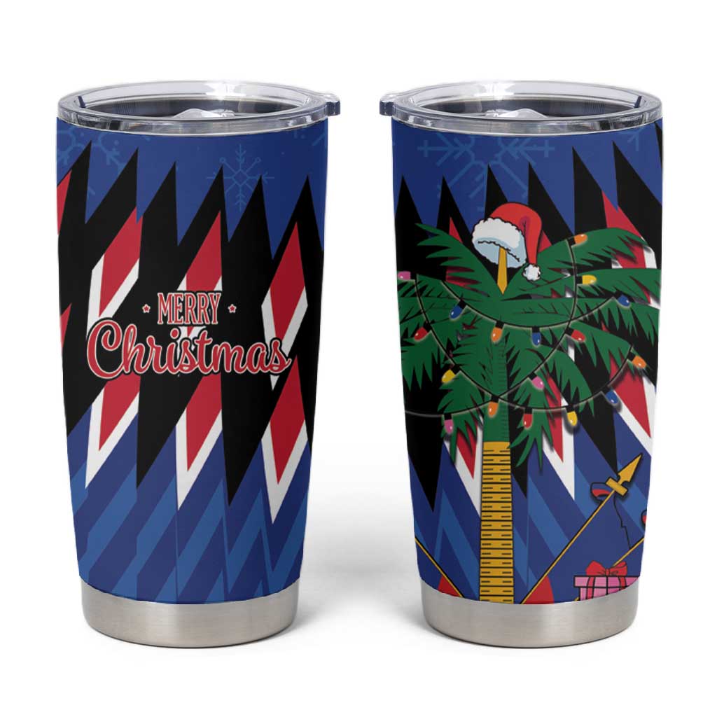 Haiti Afro Christmas Tumbler Cup Festive Vibes
